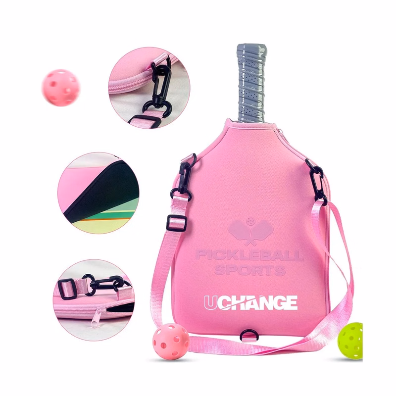 Neoprene Pickleball Paddle Cover With Shoulder Strap