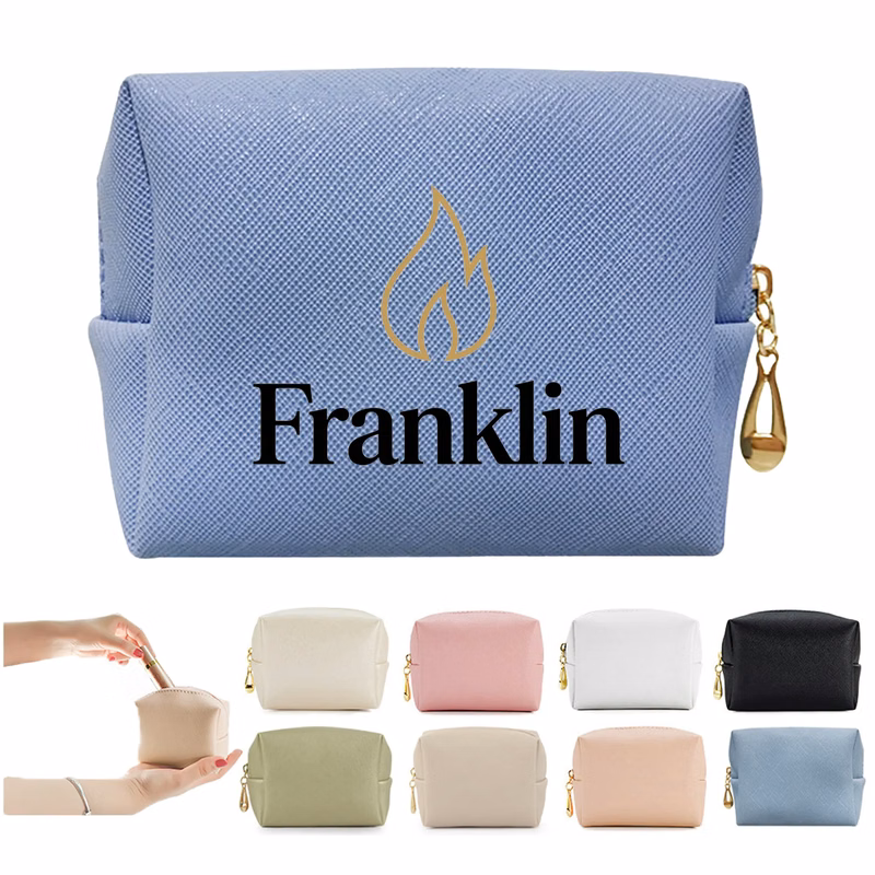 MOQ50 PU Portable Waterproof Travel Pouch