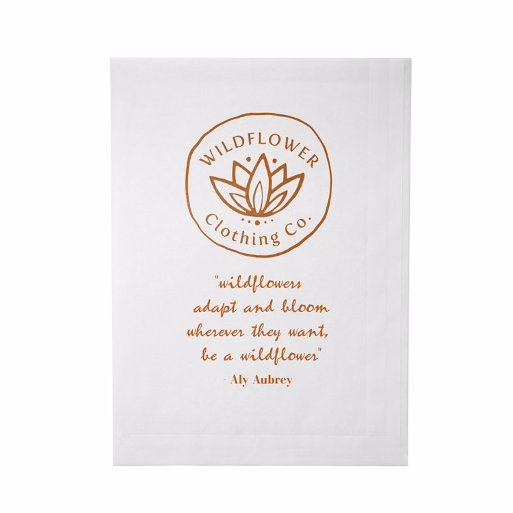 One Color 2-Sided Paper Merchant Bag (8.5" x 11")