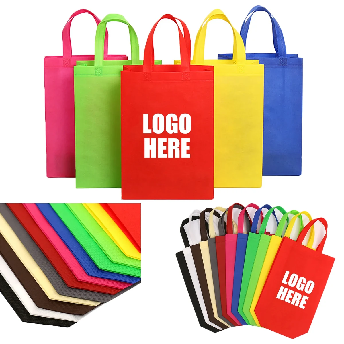 Non-Woven Shopping Tote Bag MOQ 100pcs 1