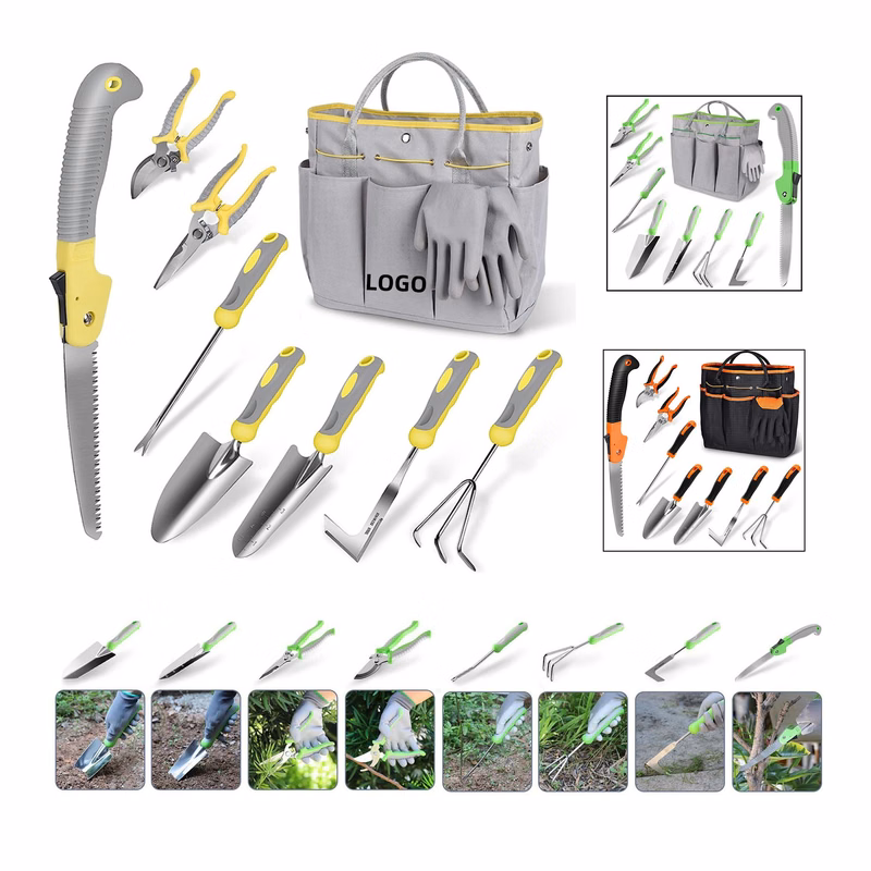 10 Piece Stainless Steel Heavy Duty Gardening Tool Set