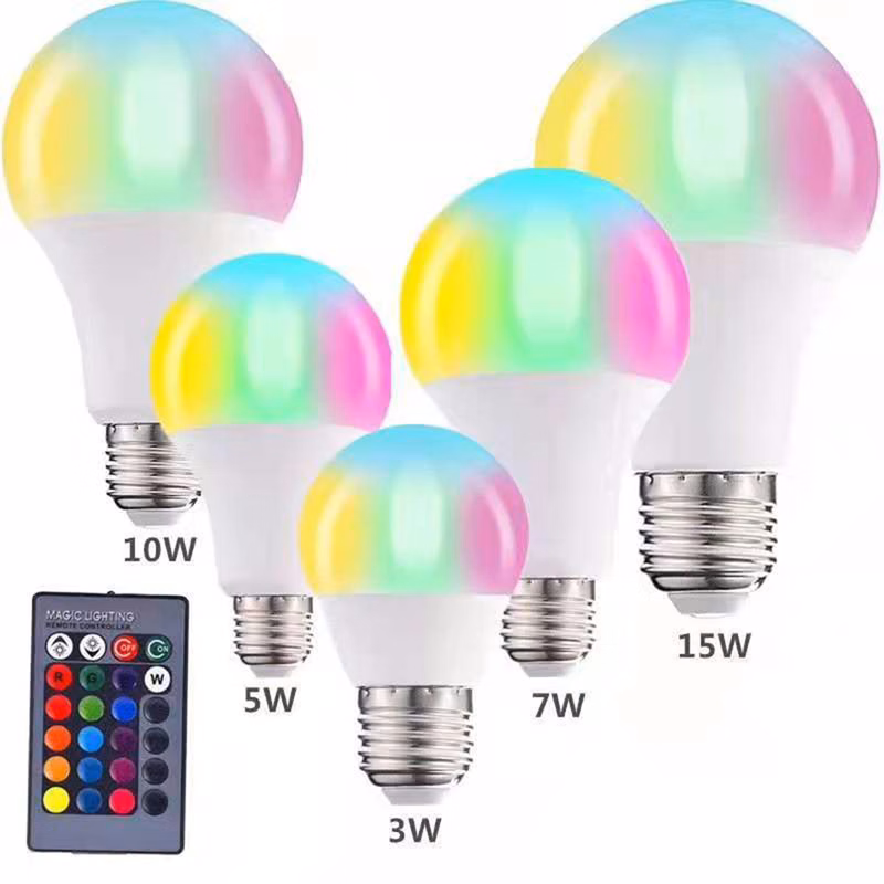 LED Light Bulbs with Remote Control