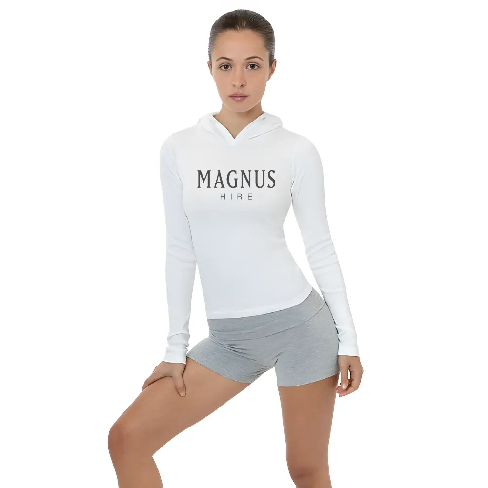 Baby Rib Long Sleeve Hoodie 1