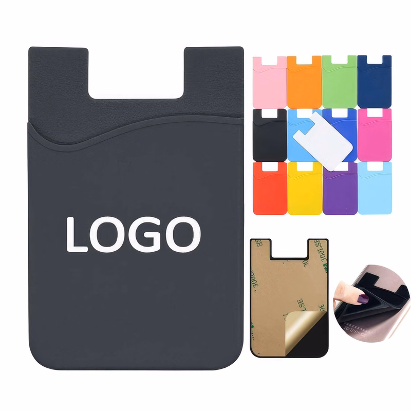 Silicone Credit Card Holder for Back of Phone