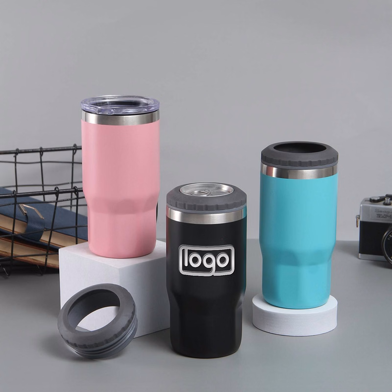 Freezable Can Cooler Stainless Steel Insulated Tumbler