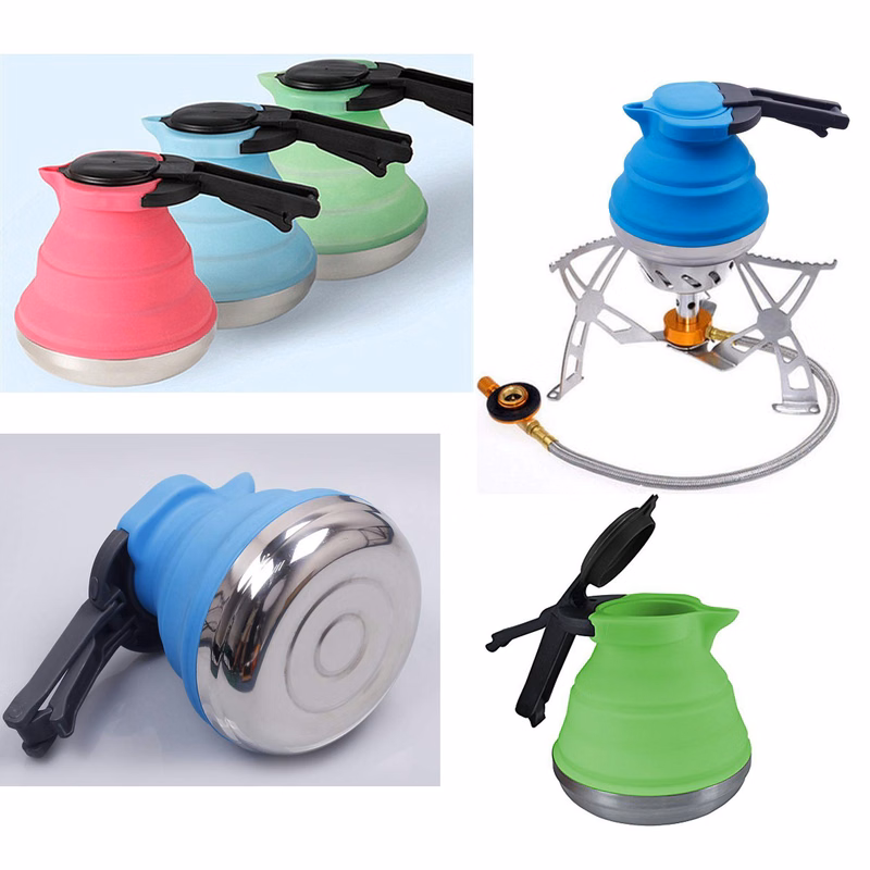 Portable Silicone Collapsible Tea Kettle
