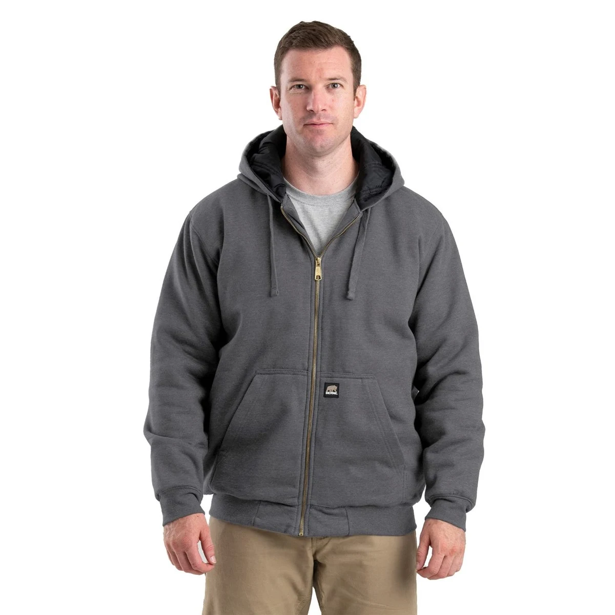 Men's Glacier Full-Zip Hooded Jacket - SZ612 1