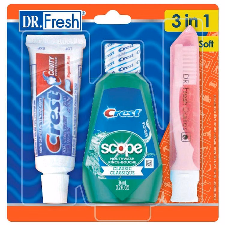 Oral Care Travel Kit - 3 PC