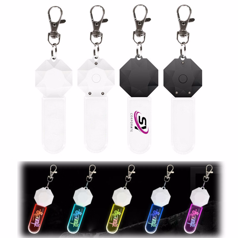Custom LED Acrylic Illuminated Keychain