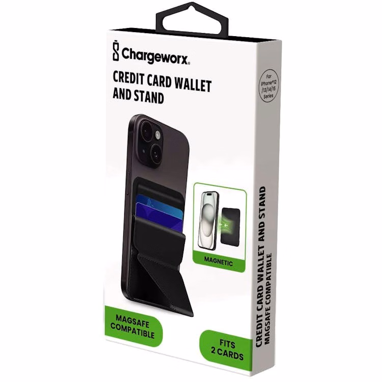 MagSafe Credit Card Phone Case Holder - Black