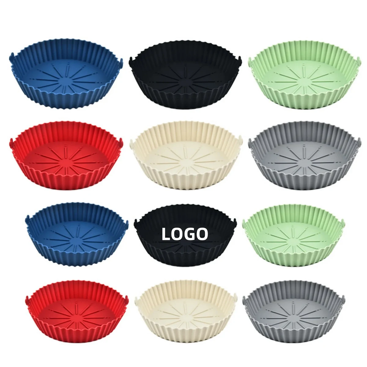 Custom Air Fryer Silicone Baking Pan 1