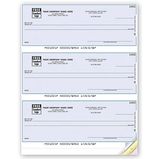 Laser 3-on-a-page check 1