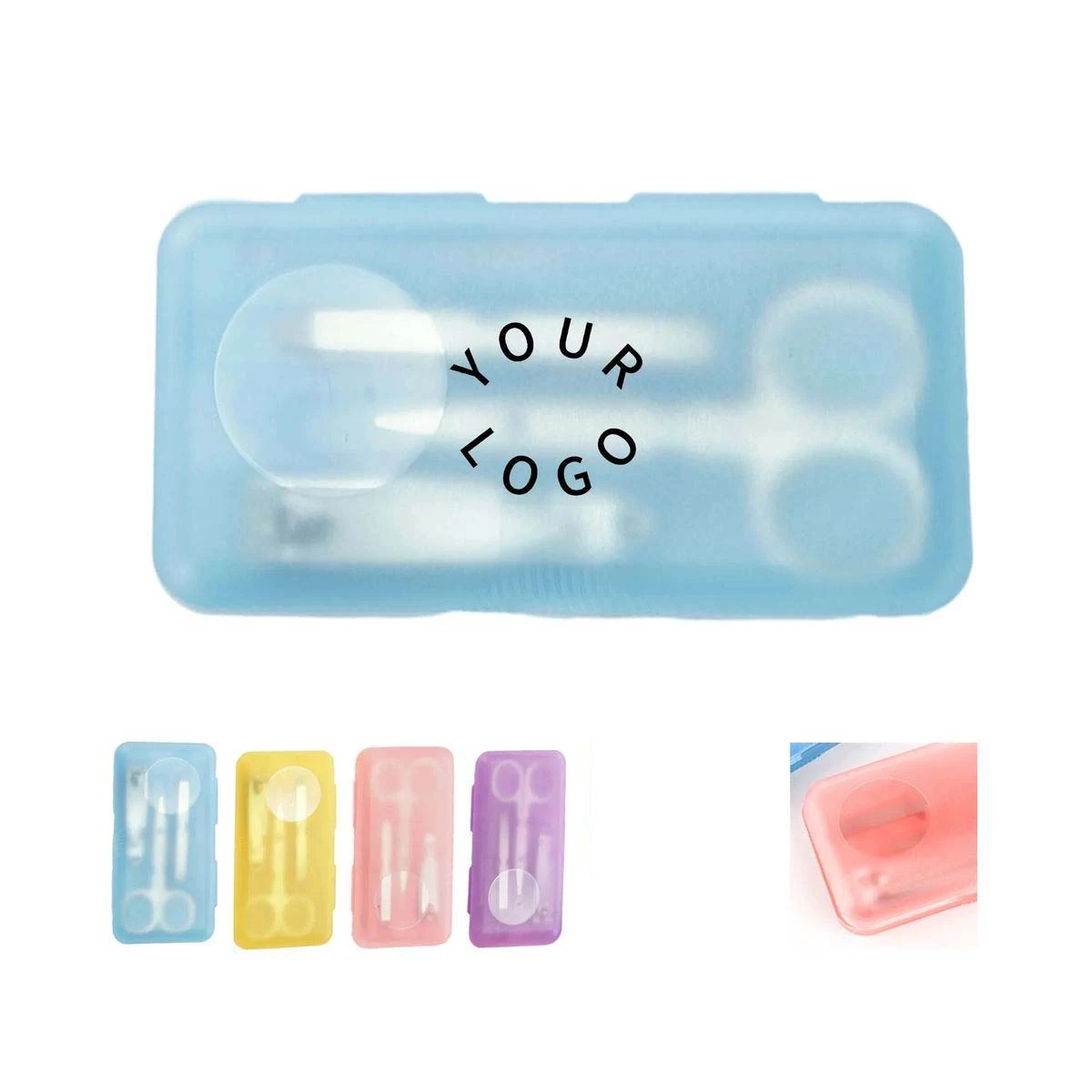 Compact Nail Care Set with Scissors and Tweezers 1