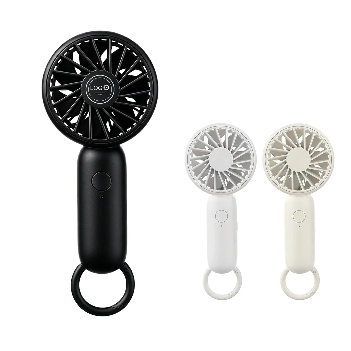 USB Rechargeable Handheld Mini Fan w/ Clip 1