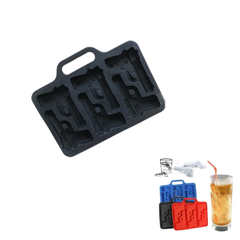 Cool Cube Gun Pistol Shape Mold Tray 1