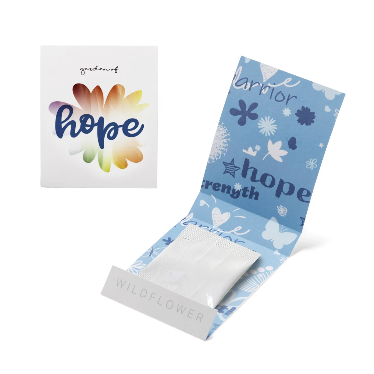 Blue Garden of Hope Matchbook 1