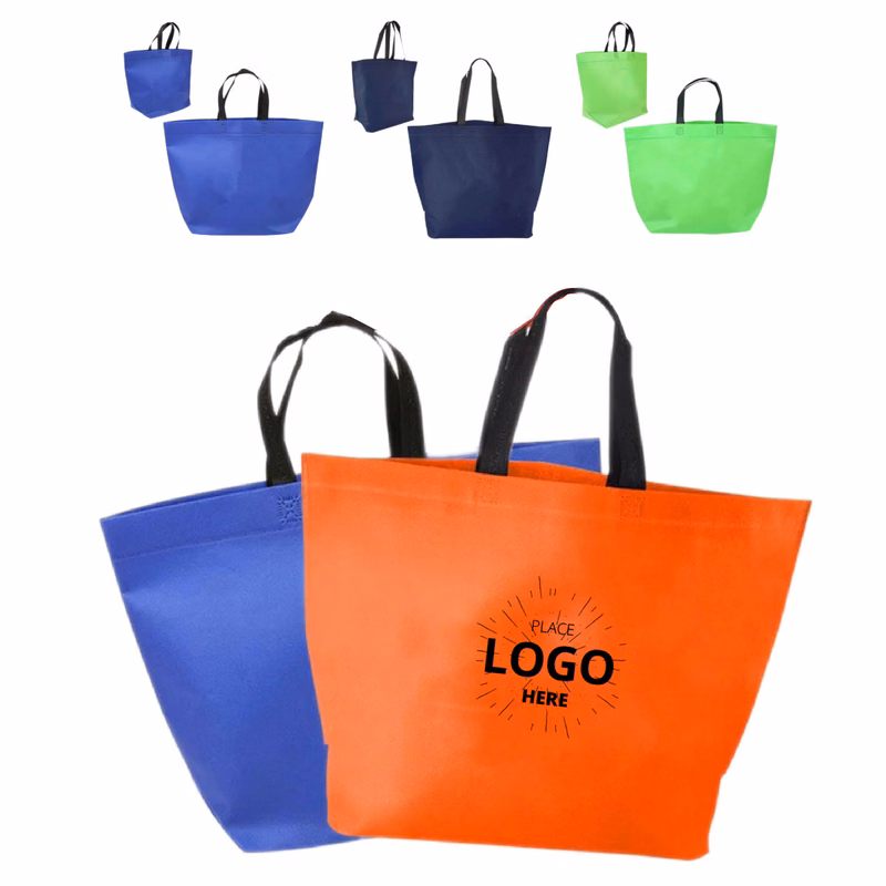 Heavy Duty Two-Tone Non-Woven Tote Bag