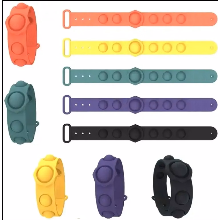 Silicone Stress Relief Bubble Wristband