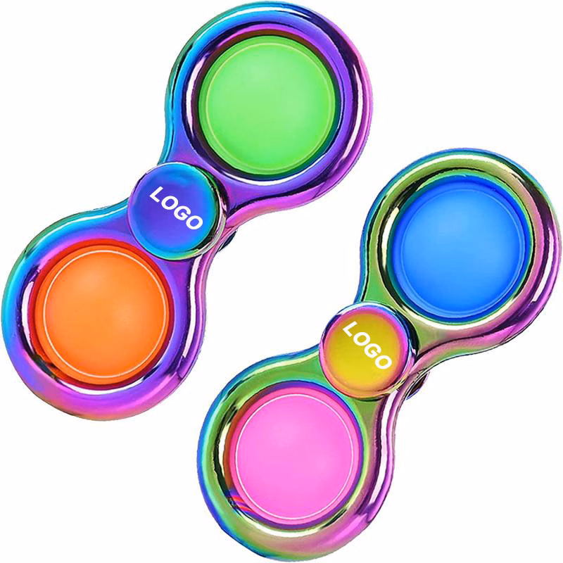 Double Bubbles Fidget Spinner Push Pop Sensory Fidget Toys