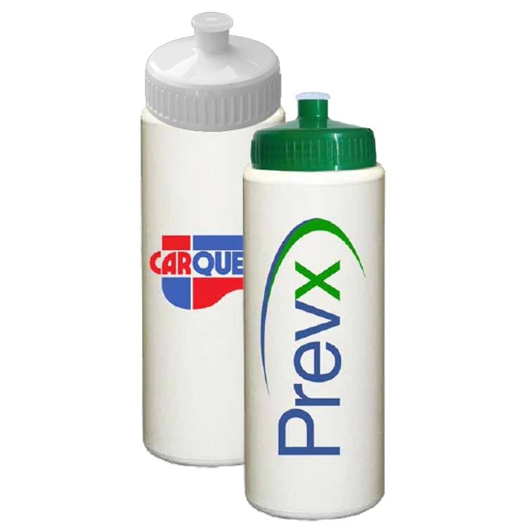 32 oz Plastic Water Bottle - Bike Bottle - USA Made - HDPE Plastic 1