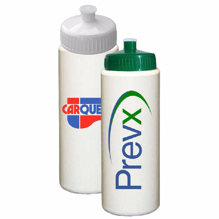 32 oz Plastic Water Bottle - Bike Bottle - USA Made - HDPE Plastic