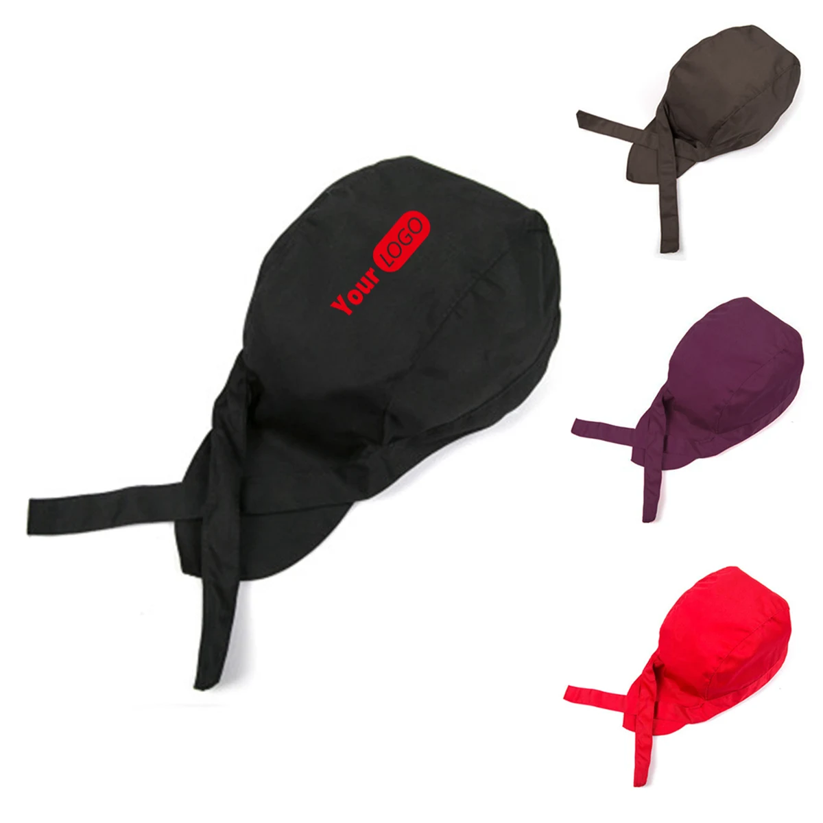 Professional Adjustable Chef Cap with Sweatband 1