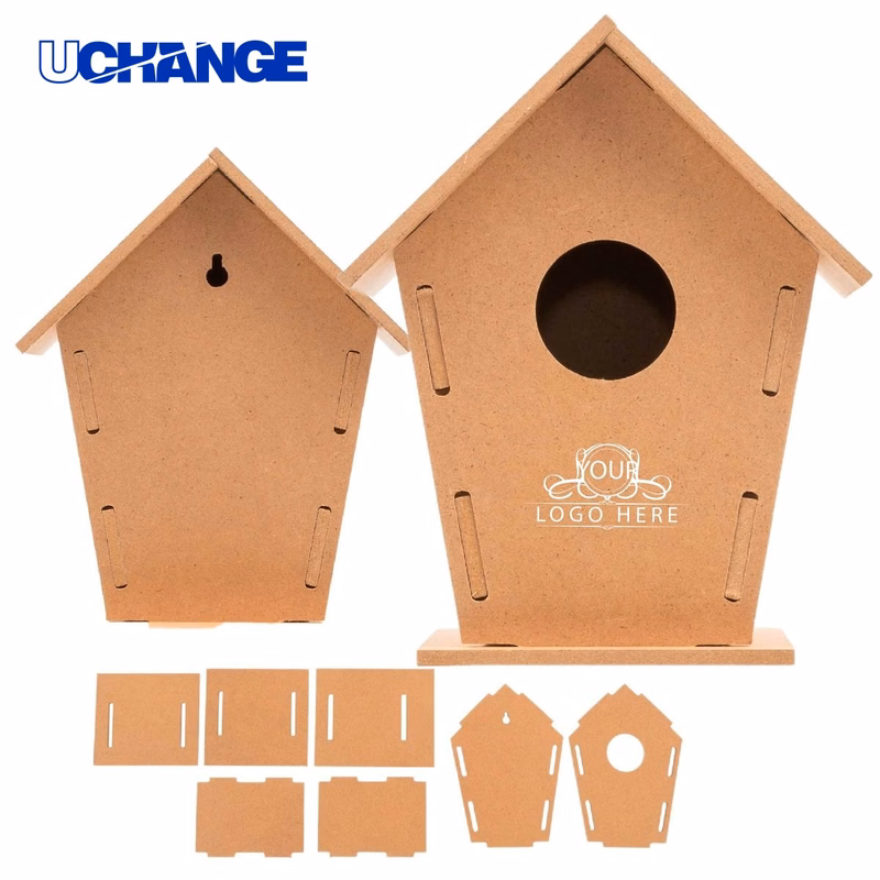 Outdoor Wooden Birdhouse Shelter