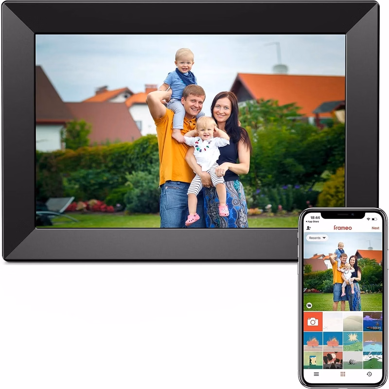 WiFi 10.1" Digital Picture Frame with 1280x800 Resolution