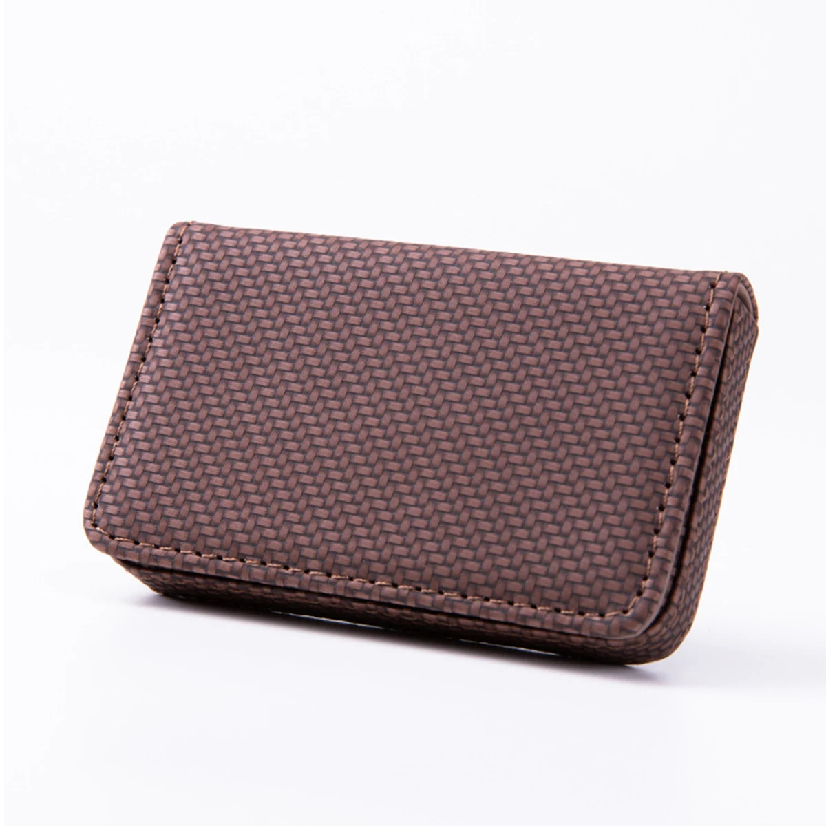 Polyurethane Business Card Wallet With Magnetic Closure 3.94" Length X 2.56" Width 1