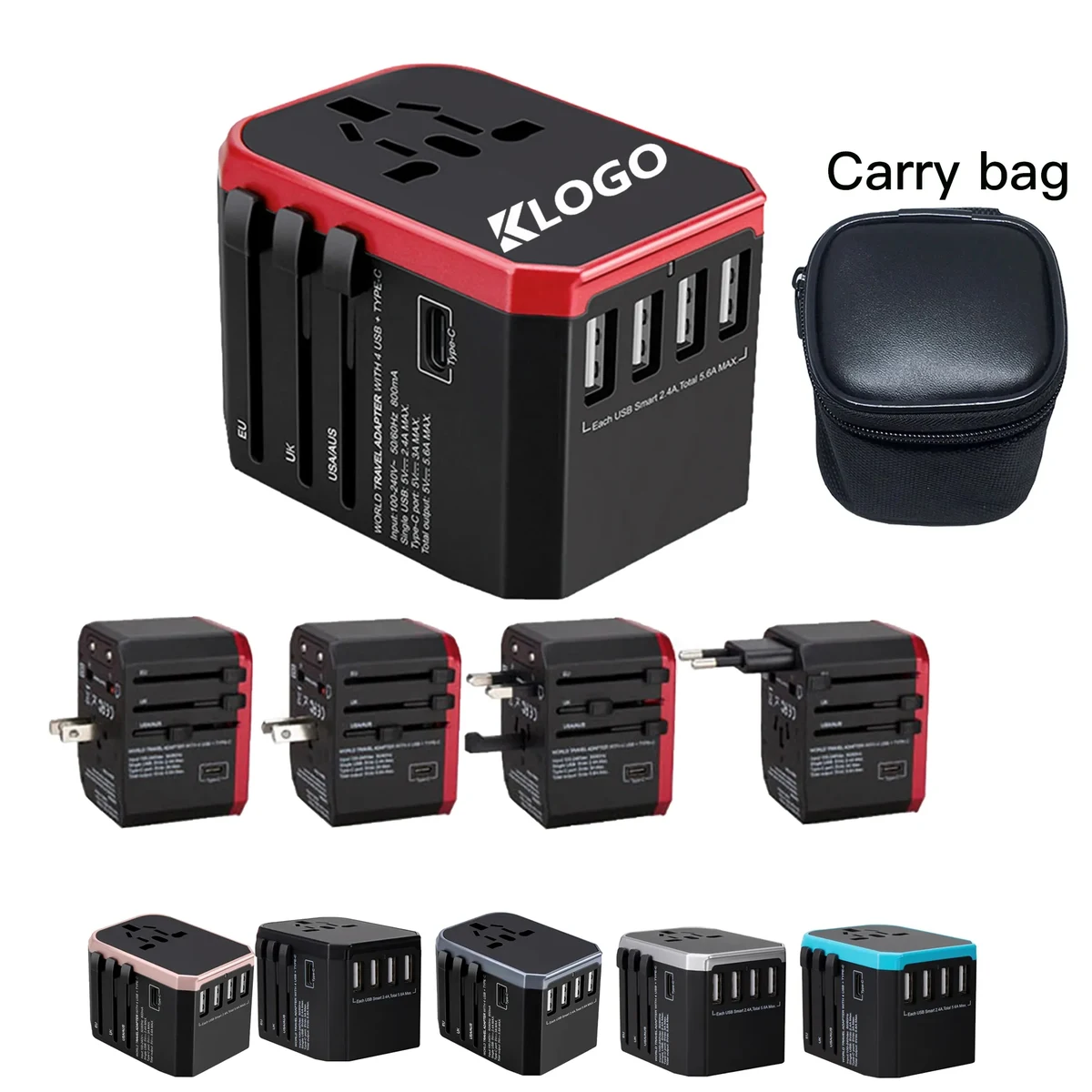 Universal Travel Adapter With Carry Bag 1