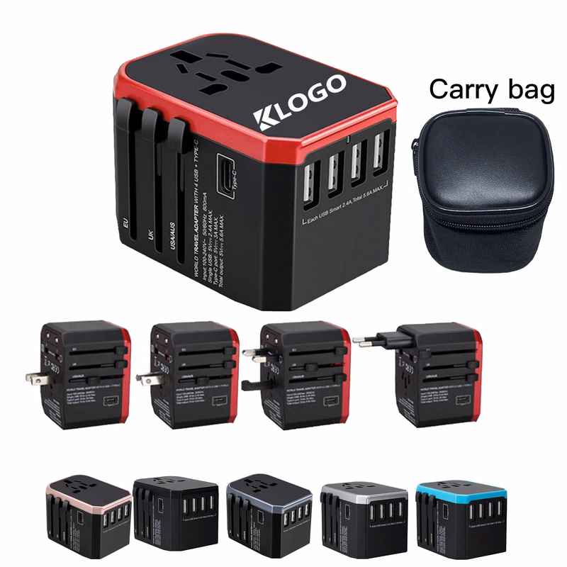 Universal Travel Adapter With Carry Bag