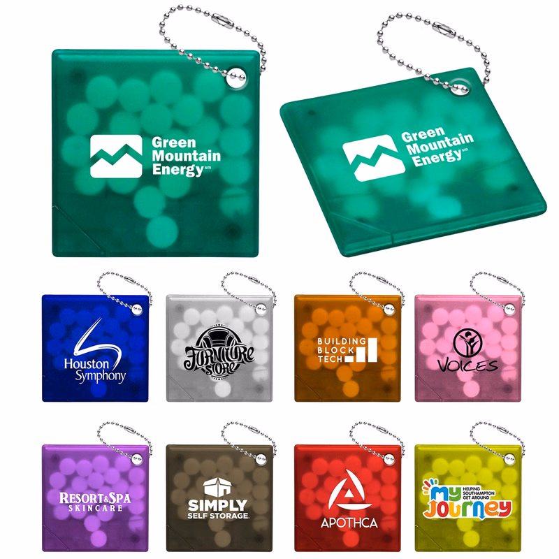 SQUARE MINT KEYRING