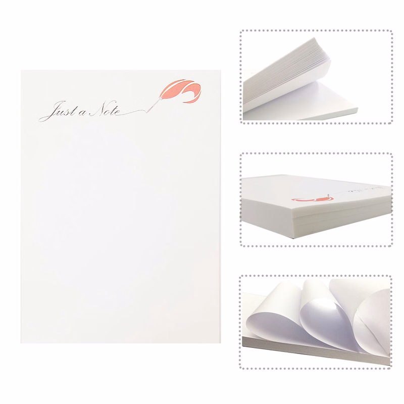 Custom PrintedNon-Adhesive Paper Notepads100 Sheets