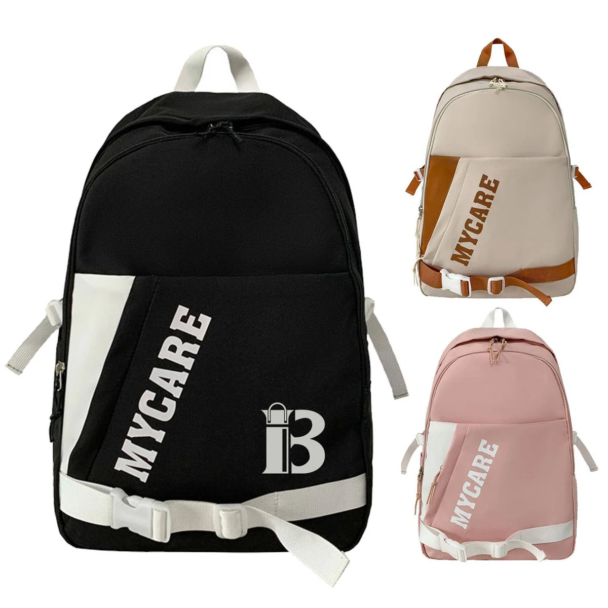 Waterproof Nylon Backpack Anti-Theft Pocket 1
