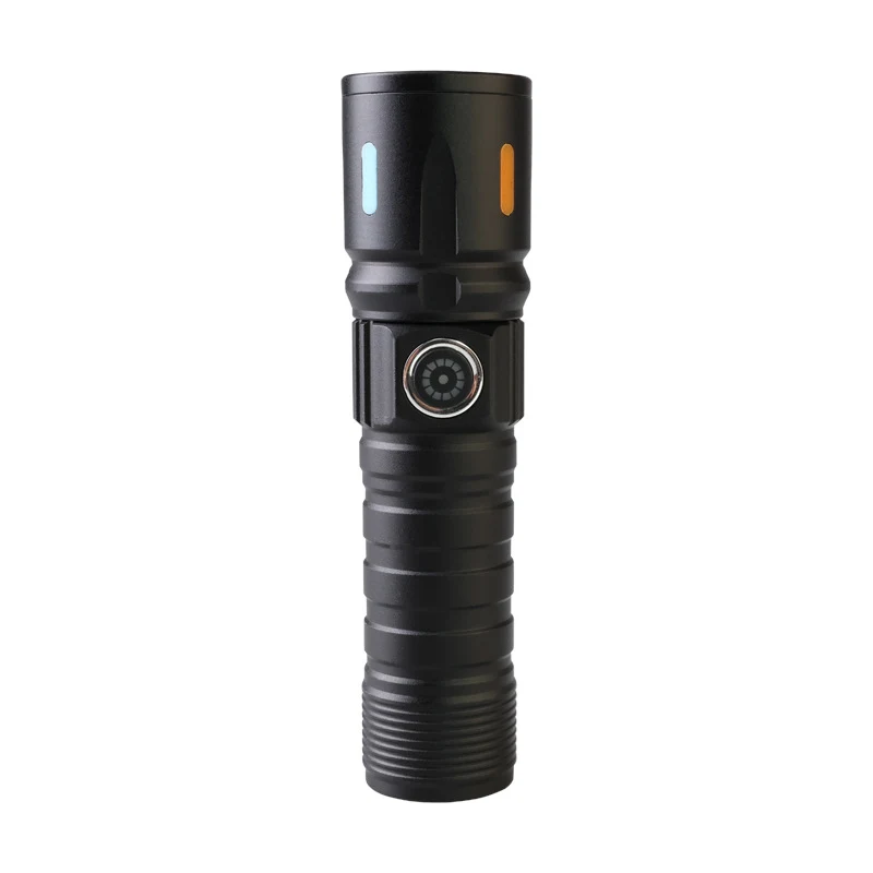 Led Handheld Waterproof Zoomable Flashlight 1
