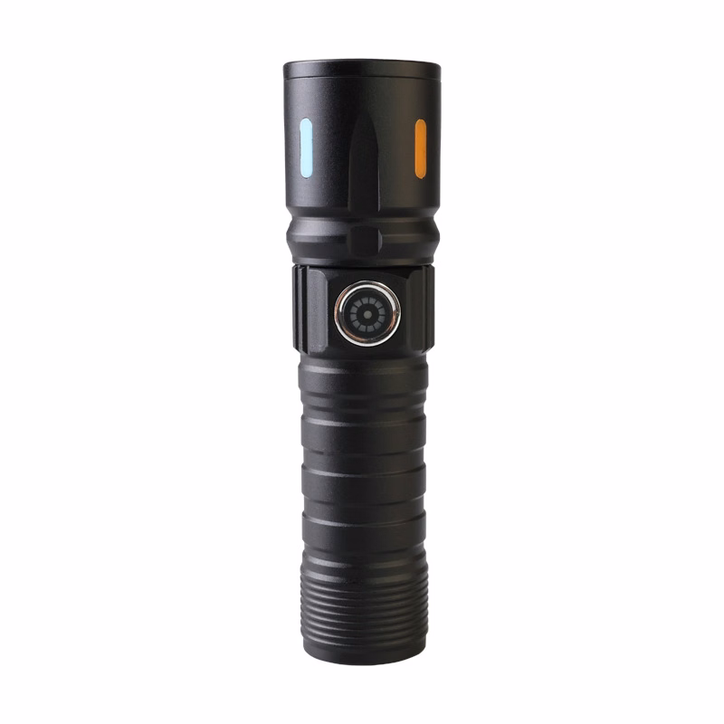 Led Handheld Waterproof Zoomable Flashlight