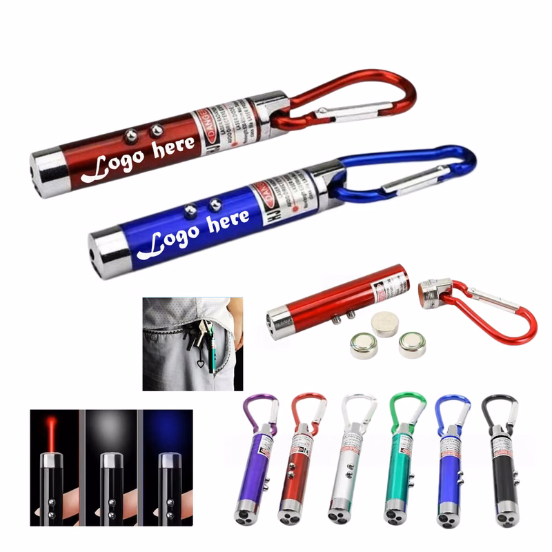 Multifunctional Mini Keyring Laser Tool