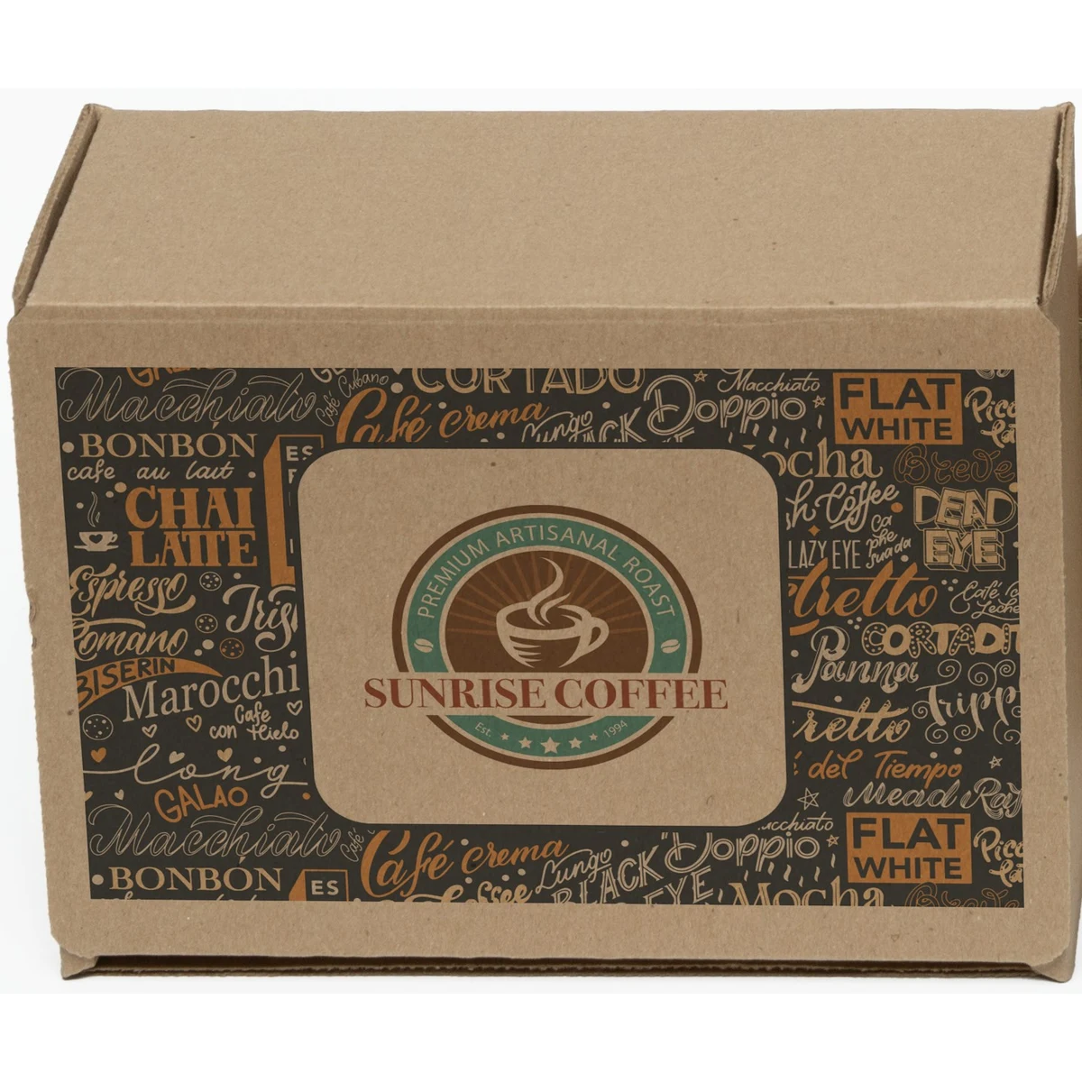 Full Color Natural Display Mailer Box (8" x 6"x 4") (Lid Outside) 1
