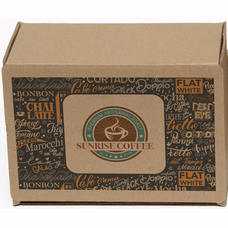 Full Color Natural Display Mailer Box (8" x 6"x 4") (Lid Outside)