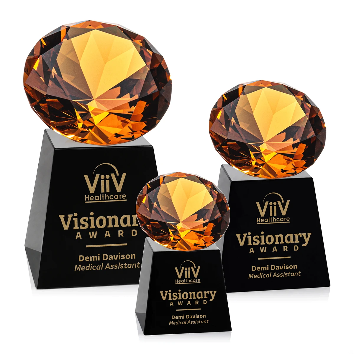Fortino Award - Black/Amber 1