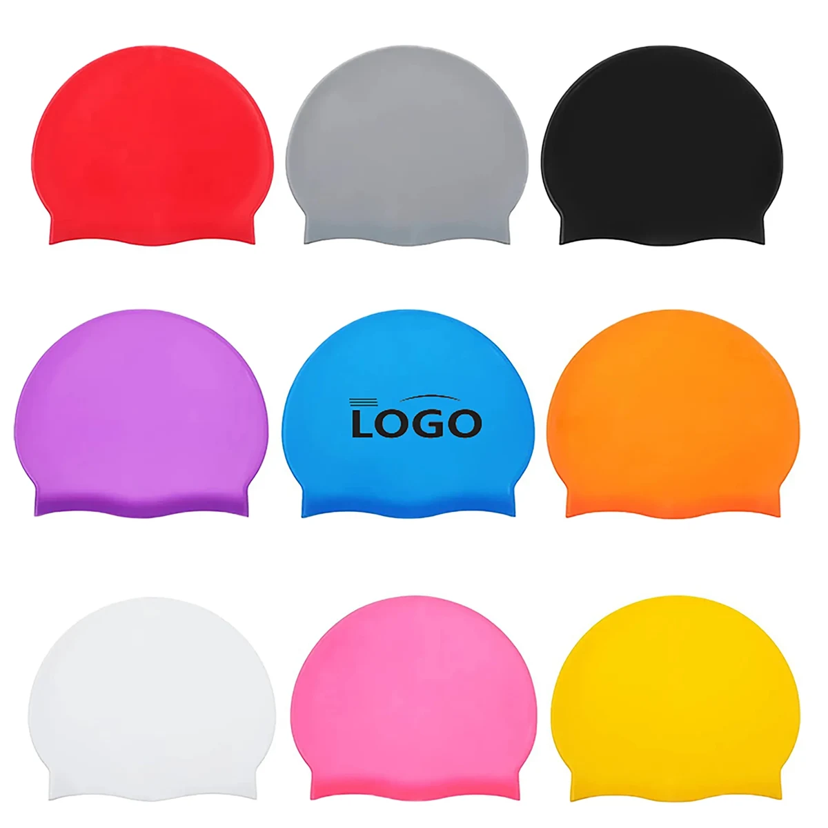 Silicone Swimming Cap MOQ 100PCS 1