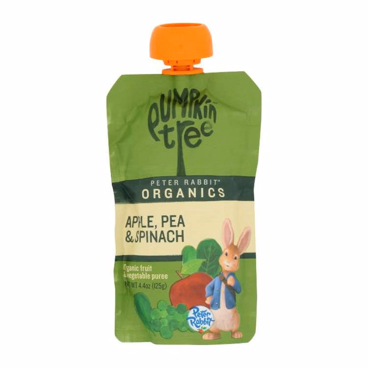 Peter Rabbit Organic Baby Food 10pk - Apple Pea & Spinach