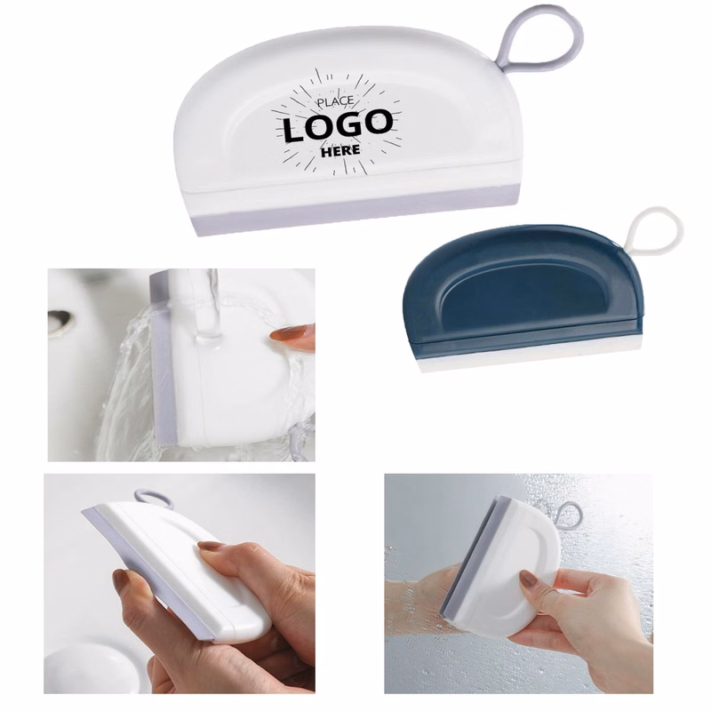 Custom Single-Color Logo Small Wiper Blade With Comfortable Non-Slip PP Grip Panel