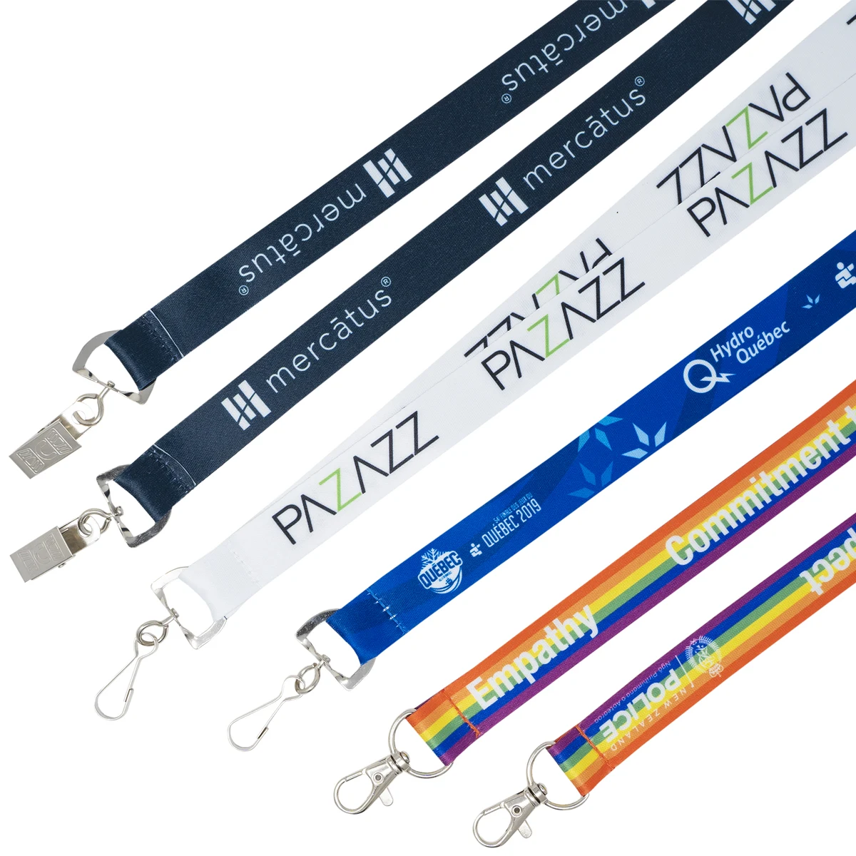 Dye Sublimated Lanyards: 3/4" W x 36" L 1