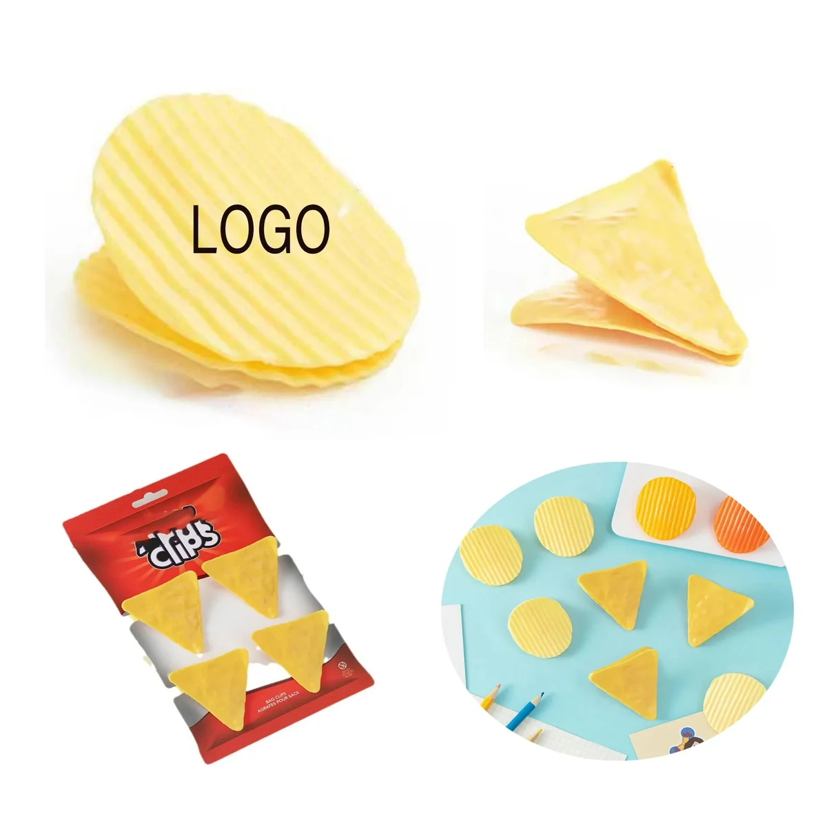 Potato Chip Shaped Clip 1