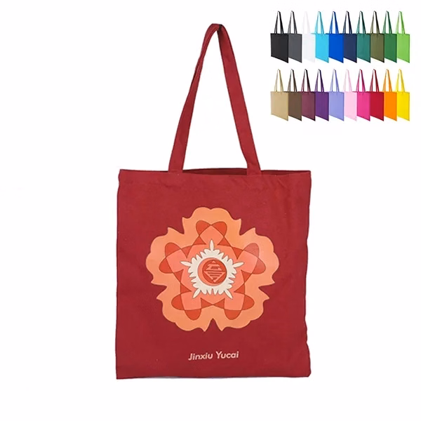 6oz. Colored Cotton Tote Bag -15x16
