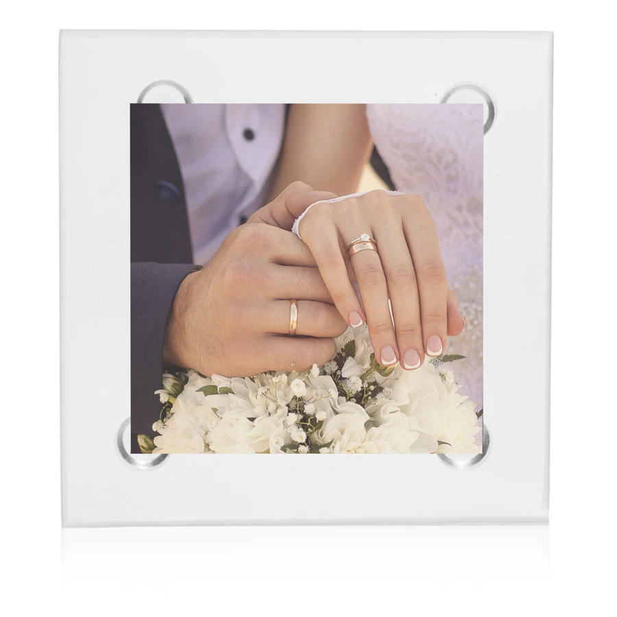 Personalized Square Glass Coasters 1