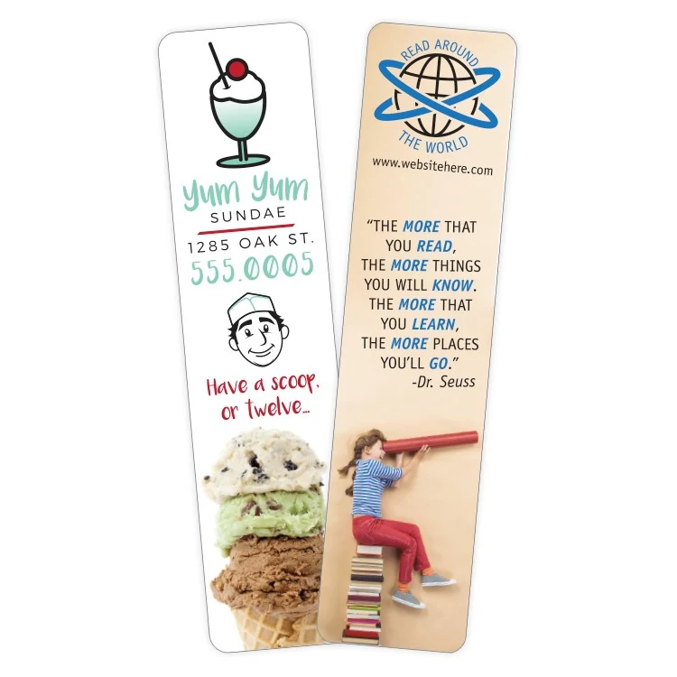 Bookmark - 1.5x6.25 Extra-Thick UV-Coated (1S) - 14 pt. 1