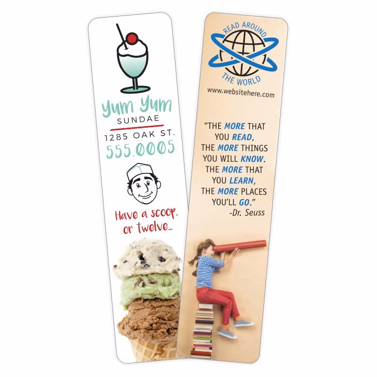 Bookmark - 1.5x6.25 Extra-Thick Laminated - 24 pt.