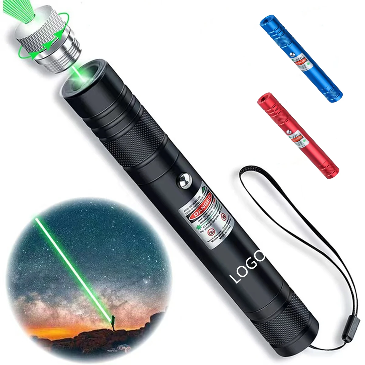 Rechargeable Green Laser Pointer For Cats Toy 1